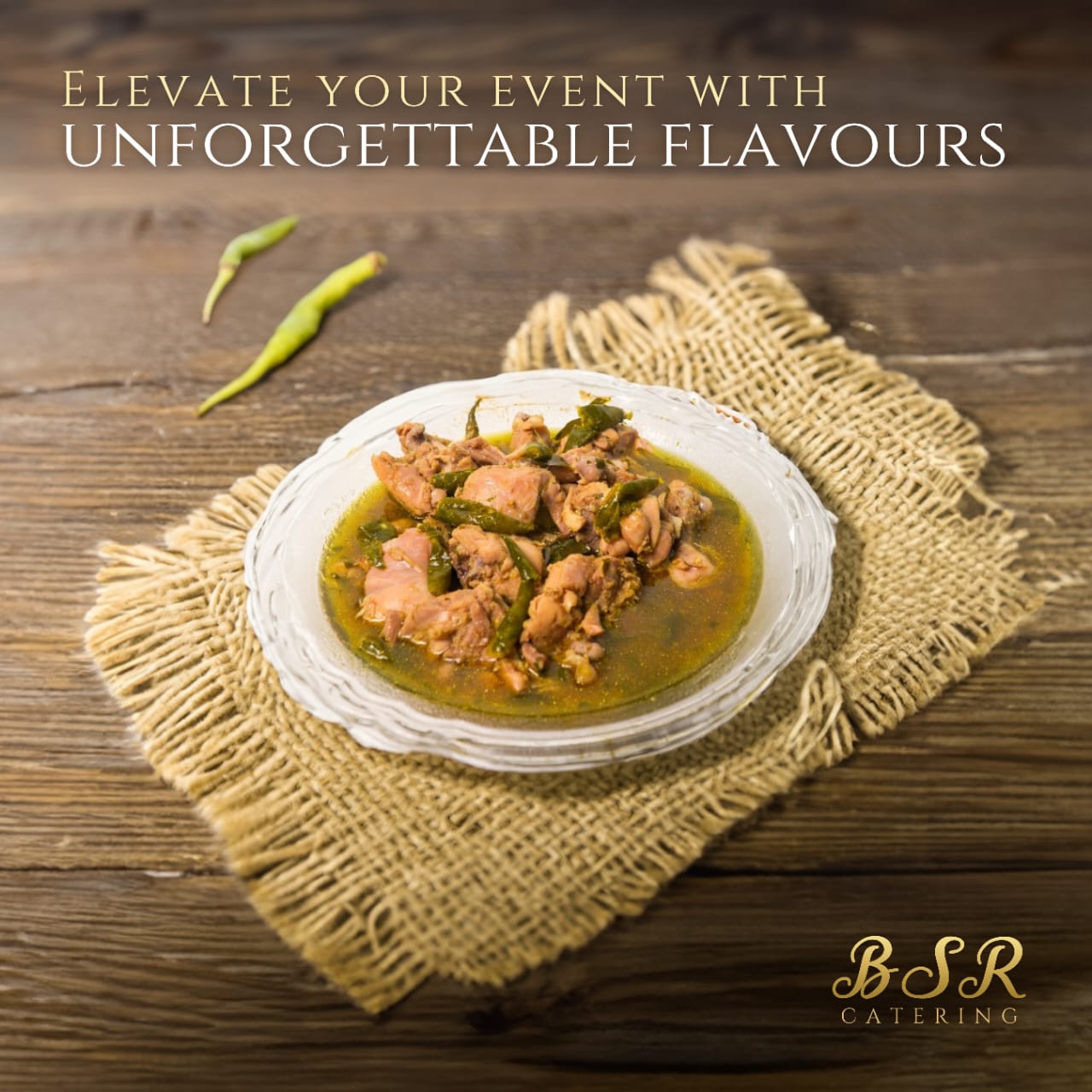 A plated signature curry